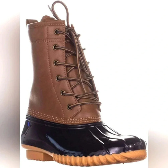 JBU Woman's Sporto Original Ariel Duck Boot Size 8.5 M Brown - Picture 2 of 4